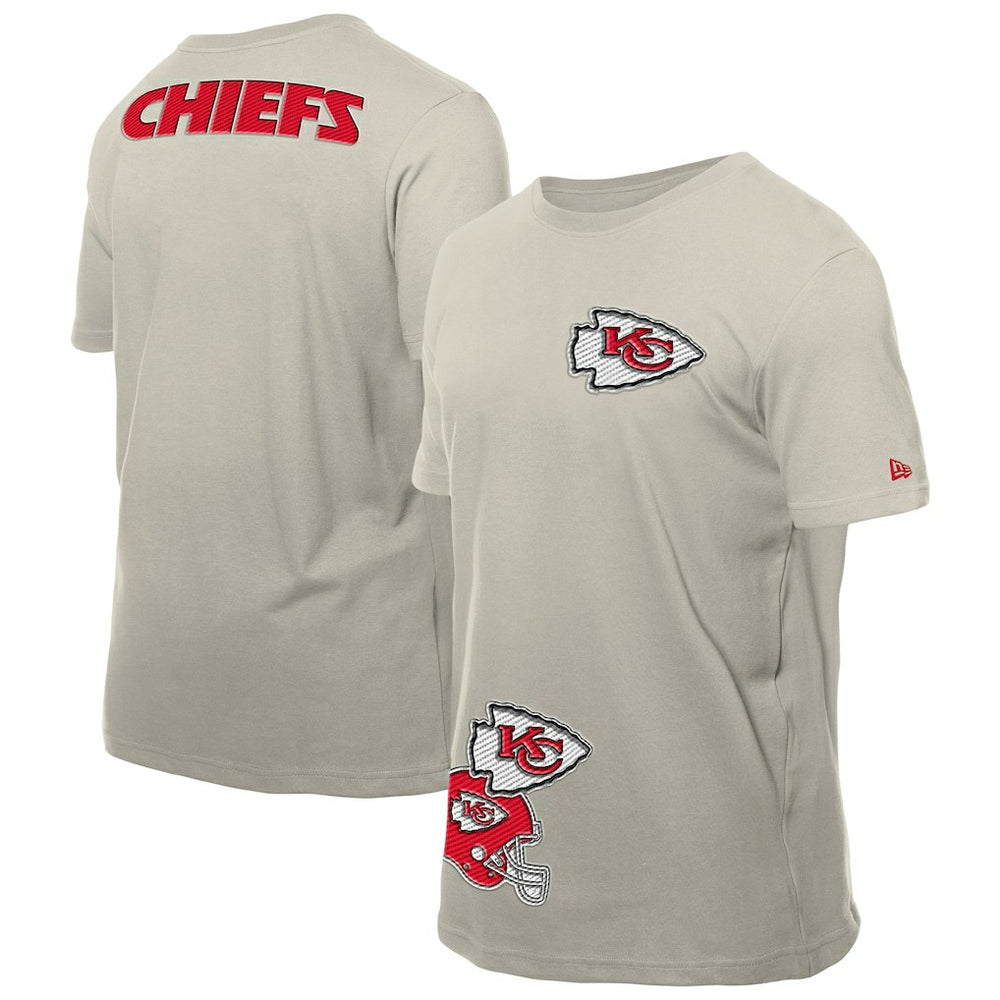 Kansas City Chiefs New Era Multi Patch T-Shirt - Light Beige for sale