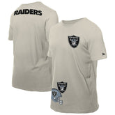 Las Vegas Raiders New Era Multi Patch T-Shirt - Light Beige for sale
