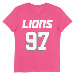 Aidan Hutchinson Detroit Lions Girls Youth Player Name & Number T-Shirt - Pink discount