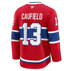 Cole Caufield Montreal Canadiens Fanatics Home Premium Jersey Red