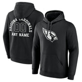 Arizona Cardinals Personalized Name & Number Pullover Hoodie - Black cheap