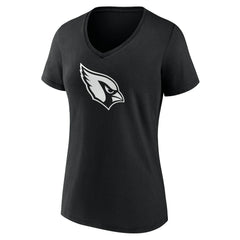 Arizona Cardinals Women's Personalized Name & Number Monochrome V-Neck T-Shirt - Black cheap