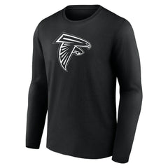 Atlanta Falcons Personalized Name & Number Monochrome Long Sleeve T-Shirt - Black cheap