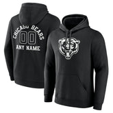 Chicago Bears Personalized Name & Number Pullover Hoodie - Black for sale