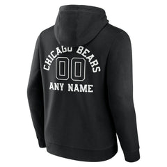 Chicago Bears Personalized Name & Number Pullover Hoodie - Black for sale