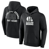 Cleveland Browns Personalized Name & Number Pullover Hoodie - Black online