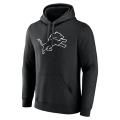 Detroit Lions Personalized Name & Number Pullover Hoodie - Black for sale