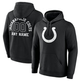 Indianapolis Colts Personalized Name & Number Pullover Hoodie - Black cheap
