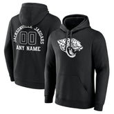 Jacksonville Jaguars Personalized Name & Number Pullover Hoodie - Black outlet