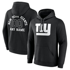 New York Giants Personalized Name & Number Pullover Hoodie - Black sale