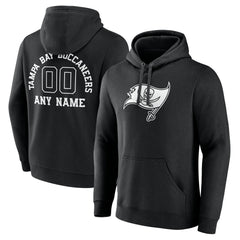 Tampa Bay Buccaneers Personalized Name & Number Pullover Hoodie - Black on sale