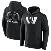 Washington Commanders Personalized Name & Number Pullover Hoodie - Black sale