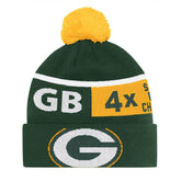 Green Bay Packers Starter Unisex Chyron Cuffed Knit Hat with Pom - Green online