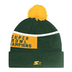 Green Bay Packers Starter Unisex Chyron Cuffed Knit Hat with Pom - Green online