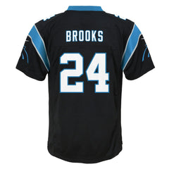 Jonathon Brooks Carolina Panthers Youth Game Jersey - Black | Nike for sale