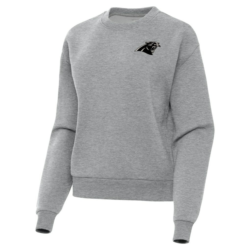 Carolina Panthers Antigua Women's Victory Pullover Sweatshirt - Heather Gray online