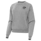Cincinnati Bengals Antigua Women's Victory Pullover Sweatshirt - Heather Gray cheap