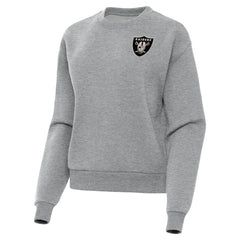 Las Vegas Raiders Antigua Women's Victory Pullover Sweatshirt - Heather Gray sale