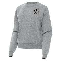 Pittsburgh Steelers Antigua Women's Victory Pullover Sweatshirt - Heather Gray sale