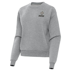 New Orleans Saints Antigua Women's Victory Pullover Sweatshirt - Heather Gray sale