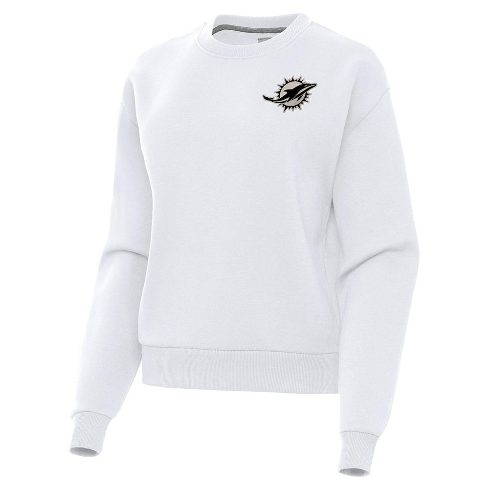 Miami Dolphins Antigua Women's Victory Pullover Sweatshirt - White outlet