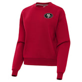 San Francisco 49ers Antigua Women's Victory Pullover Sweatshirt - Scarlet cheap