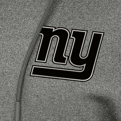 New York Giants Antigua Women's Justice Pullover Hoodie - Heather Black cheap
