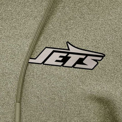 New York Jets Antigua Women's Justice Pullover Hoodie - Olive outlet