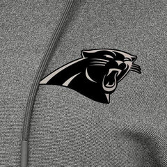 Carolina Panthers Antigua Women's Justice Pullover Hoodie - Heather Black outlet