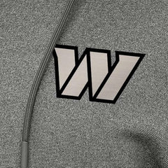 Washington Commanders Antigua Women's Justice Pullover Hoodie - Heather Black discount