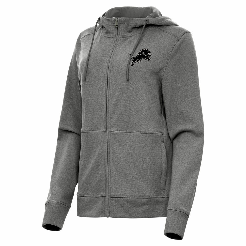 Detroit Lions Antigua Women's Seeker Full-Zip Hoodie Jacket - Heather Black online