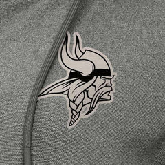 Minnesota Vikings Antigua Women's Seeker Full-Zip Hoodie Jacket - Heather Black outlet