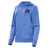 New York Giants Antigua Women's Seeker Full-Zip Hoodie Jacket - Heather Royal online