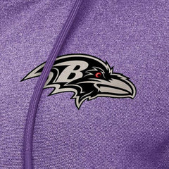 Baltimore Ravens Antigua Women's Seeker Full-Zip Hoodie Jacket - Heather Purple on sale