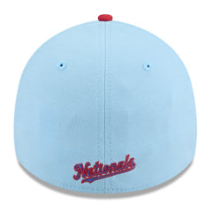 Washington Nationals 2025 Fourth of July 39THIRTY Flex Hat - Light Blue/Red | New Era