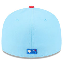 San Diego Padres 2025 Fourth of July Low Profile 59FIFTY Fitted Hat - Light Blue/Red | New Era