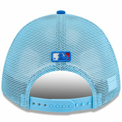 Colorado Rockies 2025 Fourth of July 9FORTY A-Frame M-Crown Adjustable Trucker Hat - Light Blue/Blue | New Era