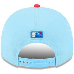 Los Angeles Angels 2025 Fourth of July Golfer Snapback Hat - Light Blue/Red | New Era
