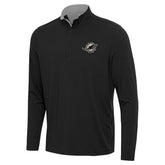 Miami Dolphins Antigua Content Quarter-Zip Pullover Top - Black outlet
