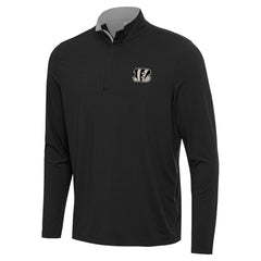 Cincinnati Bengals Antigua Content Quarter-Zip Pullover Top - Black discount