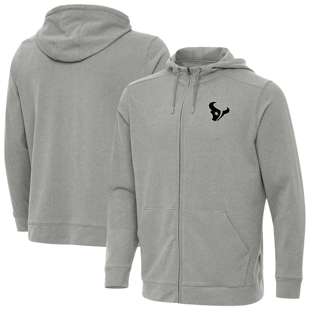 Houston Texans Antigua Effortless Full-Zip Hoodie Jacket - Heather Gray online