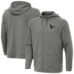 Houston Texans Antigua Effortless Full-Zip Hoodie Jacket - Heather Black discount