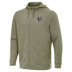 Chicago Bears Antigua Effortless Full-Zip Hoodie Jacket - Olive online