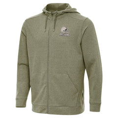 Cleveland Browns Antigua Effortless Full-Zip Hoodie Jacket - Olive outlet
