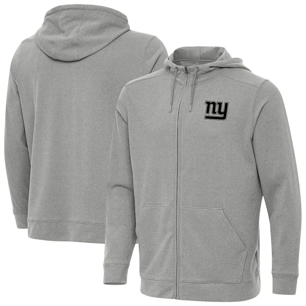 New York Giants Antigua Effortless Full-Zip Hoodie Jacket - Heather Gray online