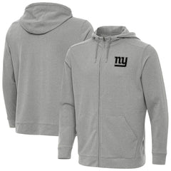 New York Giants Antigua Effortless Full-Zip Hoodie Jacket - Heather Gray online