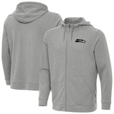 Seattle Seahawks Antigua Effortless Full-Zip Hoodie Jacket - Heather Gray online