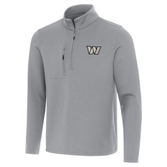 Washington Commanders Antigua Insider Quarter-Zip Jacket - Gray for sale