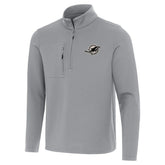 Miami Dolphins Antigua Insider Quarter-Zip Jacket - Gray discount