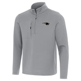 New England Patriots Antigua Insider Quarter-Zip Jacket - Gray on sale